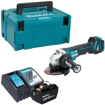 Makita DGA 517 Z inkl. 1 x 9,0 Ah + Ladegerät + Makpac