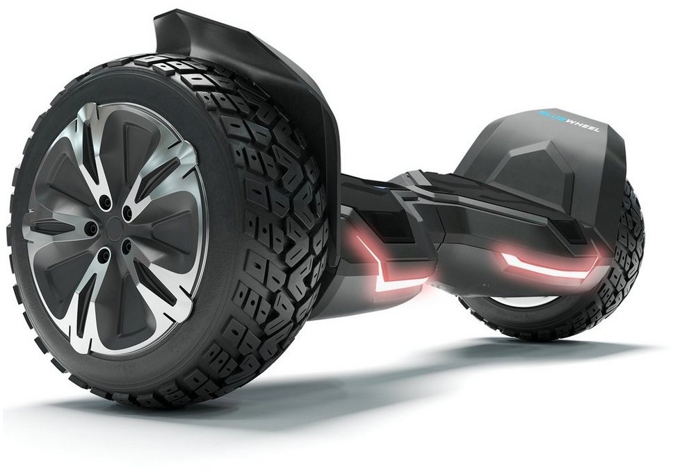 Bluewheel Electromobility Skateboard HX510 (Kinder Sicherheitsmodus & App - Bluetooth), 8.5" Premium Offroad Hoverboard Bluewheel HX510 SUV schwarz