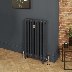 Gusseisen-Heizkörper - Railings 31 von Farrow & Ball - Höhe 760mm, Breite wählbar - Mercury
