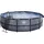 EXIT TOYS Stone Pool 488 x 122 cm inkl. Sandfilterpumpe, Abdeckung und Wärmepumpe