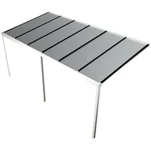 Gardendreams Terrassenüberdachung »Easy Edition«, Breite: 600 cm, Dach: Polycarbonat (PC), weiß - weiss
