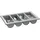 Bartscher Besteckkasten 1/1 GN grau 53 x 32,5 cm Kunststoff