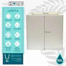 Wellhome Dan-i Cube 50 x 50 cm Weiß
