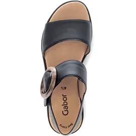 Gabor Plateau-Sandaletten Damen Schwarz 35,5
