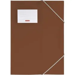 Brunnen Sammelmappe A4 Fact! PP braun