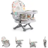 Moni Kinderstuhl Kiwi, Kinder Stuhl-, Sitzerhöhung, Boostersitz, Tisch, klappbar bunt