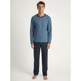 CALIDA Pyjama Relax Essentials Blau M (50)