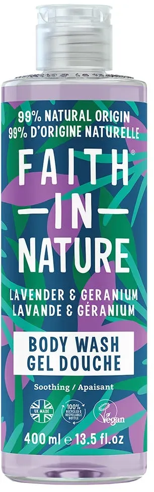 Faith in Nature Lavendel & Geranie Body Wash 400 ml