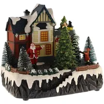 Wellhome Weihnachtsstraße Mit Bewegung Multicolor