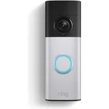 Ring Battery Video Doorbell 2 Plus - 2K, Gegensprechfunktion, Türklingel Nickel Silver