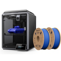 Creality K1 3D Drucker mit Creality 3D 2 Kg 1,75-mm Hochgeschwindigkeits PLA Filament(600mm/s)--Blau