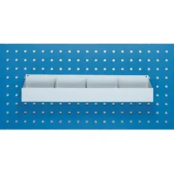 1500 H 10-100 Ablageschale 456x50x100 mm, unterteilt