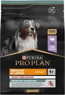 PRO PLAN Sensitive Digestion Medium & Large Adult Truthahn-reiches Hundefutter 2.5kg (Rabatt für Stammkunden 3%)