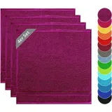 Famanu Küchentücher Set 4 Stück - 100% Baumwolle in trendigen Farben 50 x 50 cm