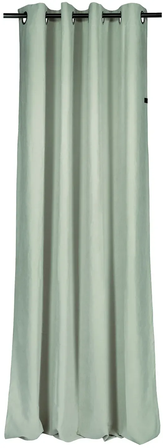 Ösenschal PEACHY, Mintgrün - 130 x 250 cm - Polyester - blickdicht