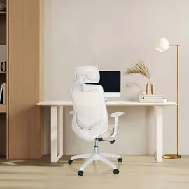 HJH Office Bürostuhl MIKEO W Stoff Drehstuhl mit Armlehnen