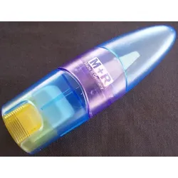 M+R Dosenspitzer einfach & Radiergummi Magnesium farbig sortiert Packung mit 12 Stück