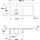 Villeroy & Boch Subway Style 60 flat links graphite + Handbetätigung