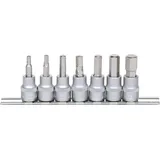 KS Tools 3/8" Bit-Stecknuss-Satz Innensechskant, 7-tlg.