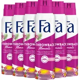 Fa 6er Pack - Fa Deodorant Spray – Throwback Moments Pink Sunset – 150ml