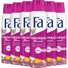 Fa 6er Pack - Fa Deodorant Spray – Throwback Moments Pink Sunset – 150ml