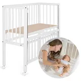 Fillikid Beistellbett Premium Vario 2in1 - (auch für Boxspringbetten) - Weiß