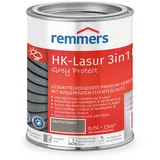 Remmers HK-Lasur 3in1 Grey Protect graphitgrau, matt, 0,75 Liter, Lösemittelreduzierte Premium-Vergrauungslasur für außen, 3in1, schnelltrocknend, langlebig