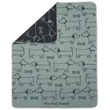 David Fussenegger Hundedecke My best friend 70 x 90 cm grün