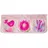 Homestyle4u Betttasche, Stofftasche für Hochbett Bettzubehör Hängetasche Tasche Kinderbett - Rosa
