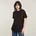 Rib Kurzarm-T-Shirt Dark Black XL
