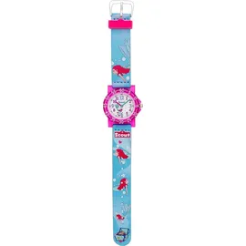 Scout The IT-Collection 280375032 Quarzuhr Gehäusefarbe Blau Armbandtyp Silikonarmband Armbandfarbe Rosa