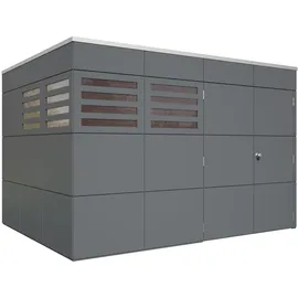 SKANHOLZ CrossCube Brisbane 4 3,37 x 2,53 m schiefergrau