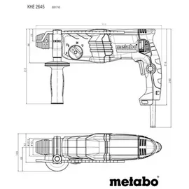 Metabo KHE 2645 inkl. Koffer 601710500