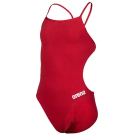 Arena Team Swimsuit Challenge Badeanzug Rot/Weiß 140