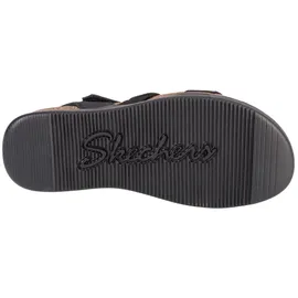 SKECHERS Damen Erhöhter Komfort Sandale, Schwarz, 40 EU