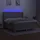 vidaXL Boxspringbett mit Matratze & LED Hellgrau 180x200 cm Stoff