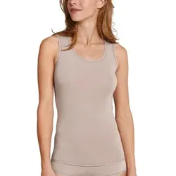 Schiesser Personal Fit Tank Top Braun Large Damen