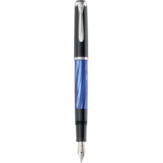 Pelikan Classic M 205 Kolbenfüller blau-marmoriert F (fein)
