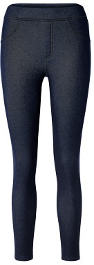 Tchibo - Gefütterte Leggings in Jeansoptik - Dunkelblau - Gr.: M - Darkblue denim - M 40/42