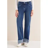 Cecil Jeans mid Blue used wash - Gr.: w30-l32