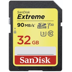 SanDisk Extreme SDHC 32GB (173355) - UHS Class 3, V30, Class 10