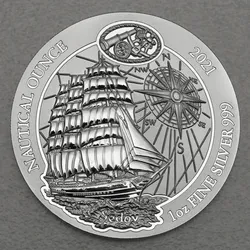 Silbermünze 1oz Sedov 2021 Nautical Ounce (Ruanda)