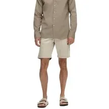 Selected Herren Chino Shorts SLHSLIM-MILES FLEX Mid Waist Slim Fit 16092329 Grau L
