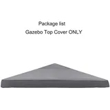 Pavillon Baldachin 3x3 m – wasserdicht, Sonnenschutz, Garten Outdoor