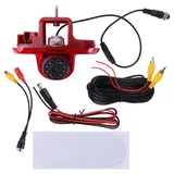 Auto Bremslicht Rückfahrkamera Ersatz für Combo 2001-2011, 170 ° Weitwinkel Hochmontage Bremslicht Rückfahrkamera Bremslicht Rückfahrkamera Ersatz Auto Bremsleuchte Kamera für Trafic 2001-2014