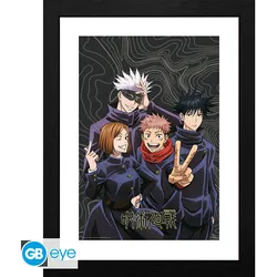 Gerahmtes Poster Jujutsu Kaisen - Team Picture