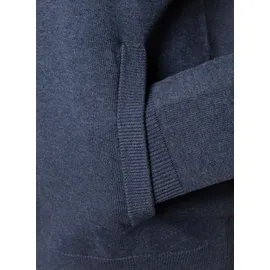 FYNCH-HATTON Strickjacke mir Reißversschluss und Logo-Stickerei, blau