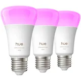 Philips Hue White & Color E27 1.100 lm 3er-Pack