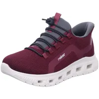 Rieker Damen M6066 Sneaker, rot 30, 40