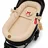Totsy Baby Stubenwagen Umrandung Musselin - Nestchen für Kinderwagen und Buggy Babybett Zubehör Babywanne und Kinderwagenzubehör Set 3-teilig Schonbezug mit Kissen und Einlage Beige
